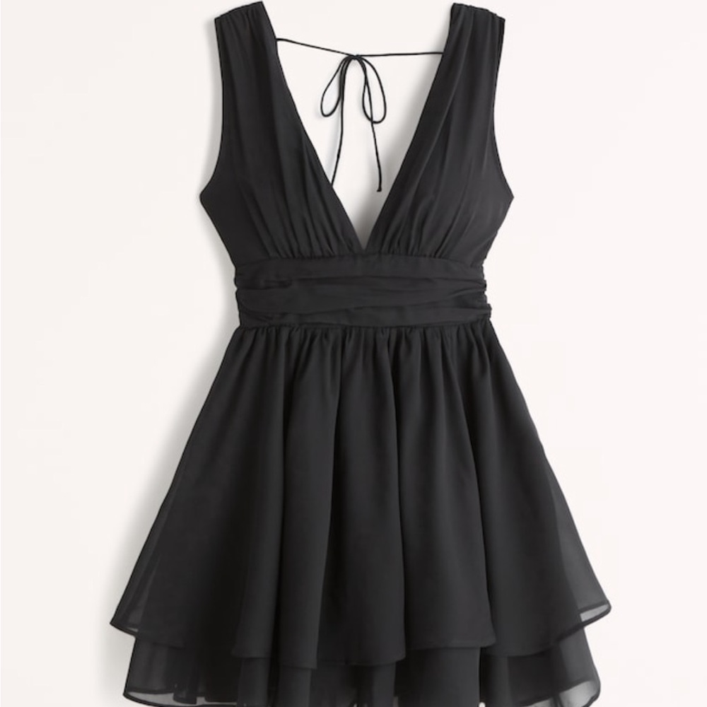 Black mini dress from Abercrombie size Medium. New with tags, never been worn.